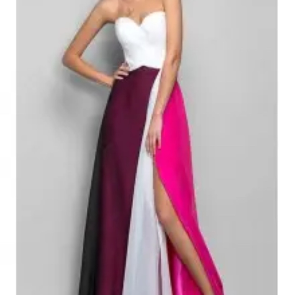 TS Couture Color Block Dress